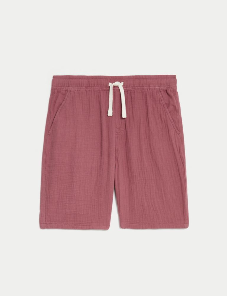 Pure Cotton Double Cloth Shorts (6-16 Yrs) 3 of 6