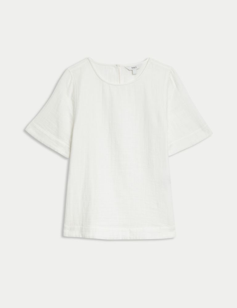 Pure Cotton Double Cloth T-Shirt 2 of 5