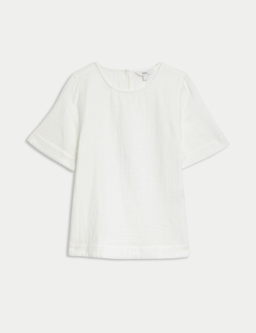 Pure Cotton Double Cloth T-Shirt 1 of 5