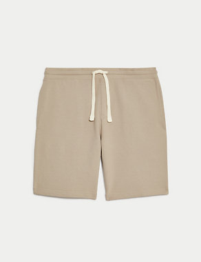 Pure Cotton Drawstring Jersey Shorts Image 2 of 6