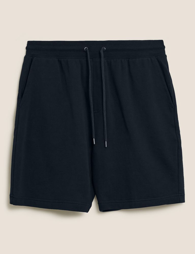 Pure Cotton Drawstring Jersey Shorts 2 of 4