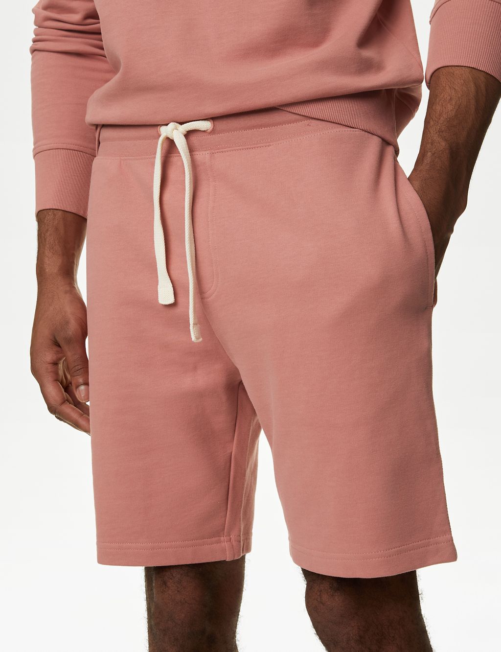 Pure Cotton Drawstring Jersey Shorts 2 of 6