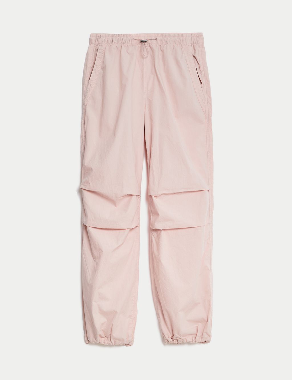 Pure Cotton Drawstring Parachute Trousers 1 of 5