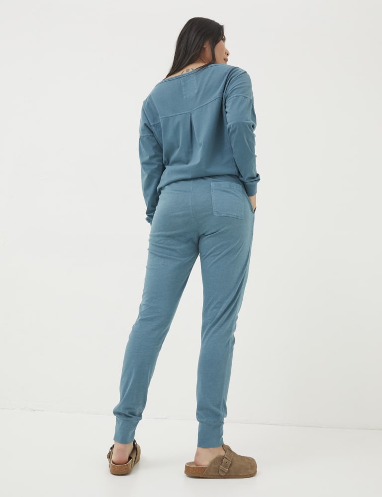 Pure Cotton Drawstring Relaxed Joggers 3 of 6