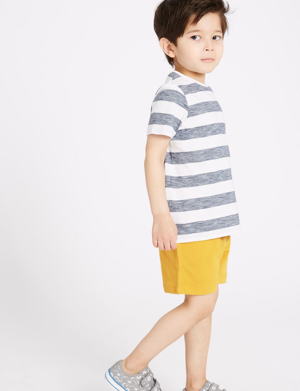 Pure Cotton Drawstring Shorts (3 Months - 7 Years) 3 of 4