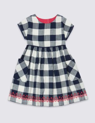 Pure Cotton Dress (3 Months - 5 Years) Image 2 of 3