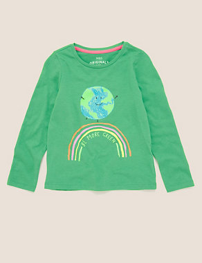 Pure Cotton Earth Rainbow Top Image 2 of 4