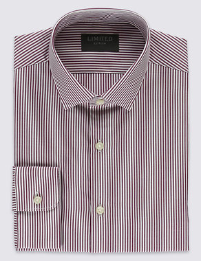 Pure Cotton Easy to Iron Slim Fit Shirt Image 2 of 5