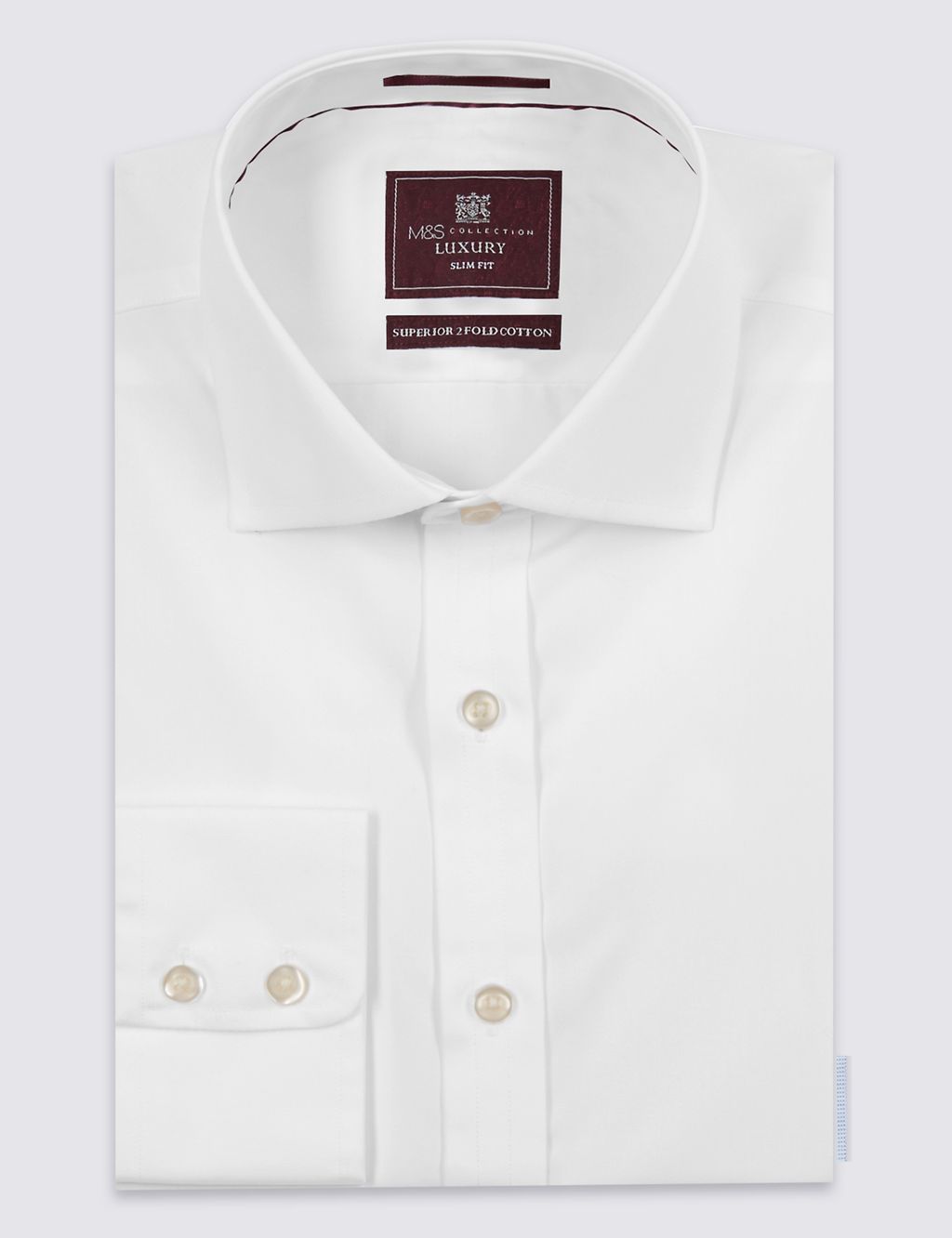 Pure Cotton Easy to Iron Slim Fit Shirt 1 of 5