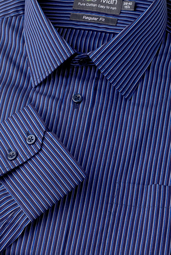 Pure Cotton Easy to Iron Striped Shirt Image 1 of 1