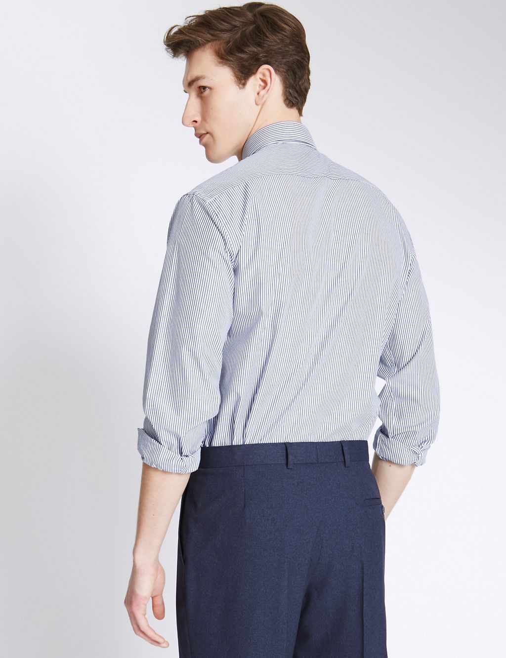 Pure Cotton Easy to Iron Tailored Fit Shirt 2 of 5