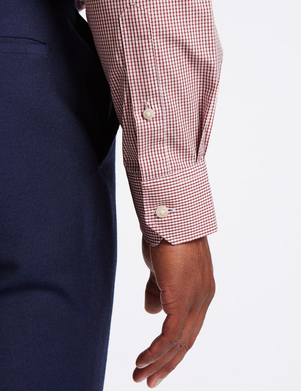 Pure Cotton Easy to Iron Tailored Fit Shirt 4 of 4