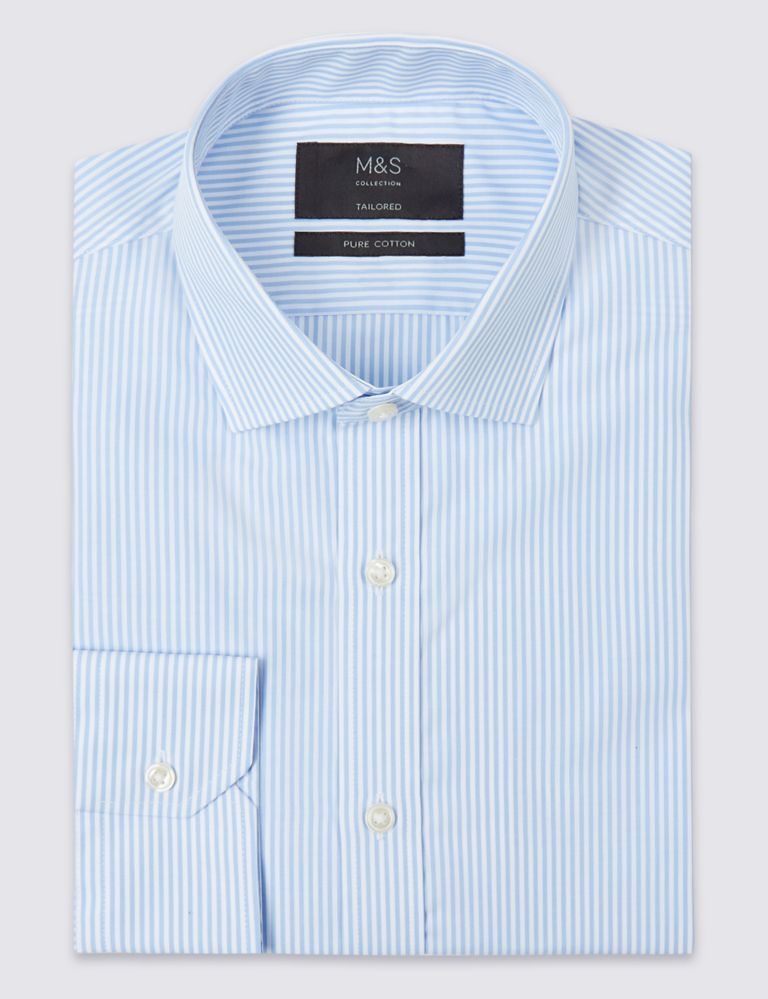 Pure Cotton Easy to Iron Tailored Fit Shirt 2 of 6