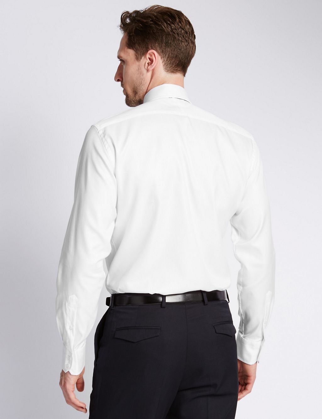 Pure Cotton Easy to Iron Tailored Fit Shirt 2 of 5