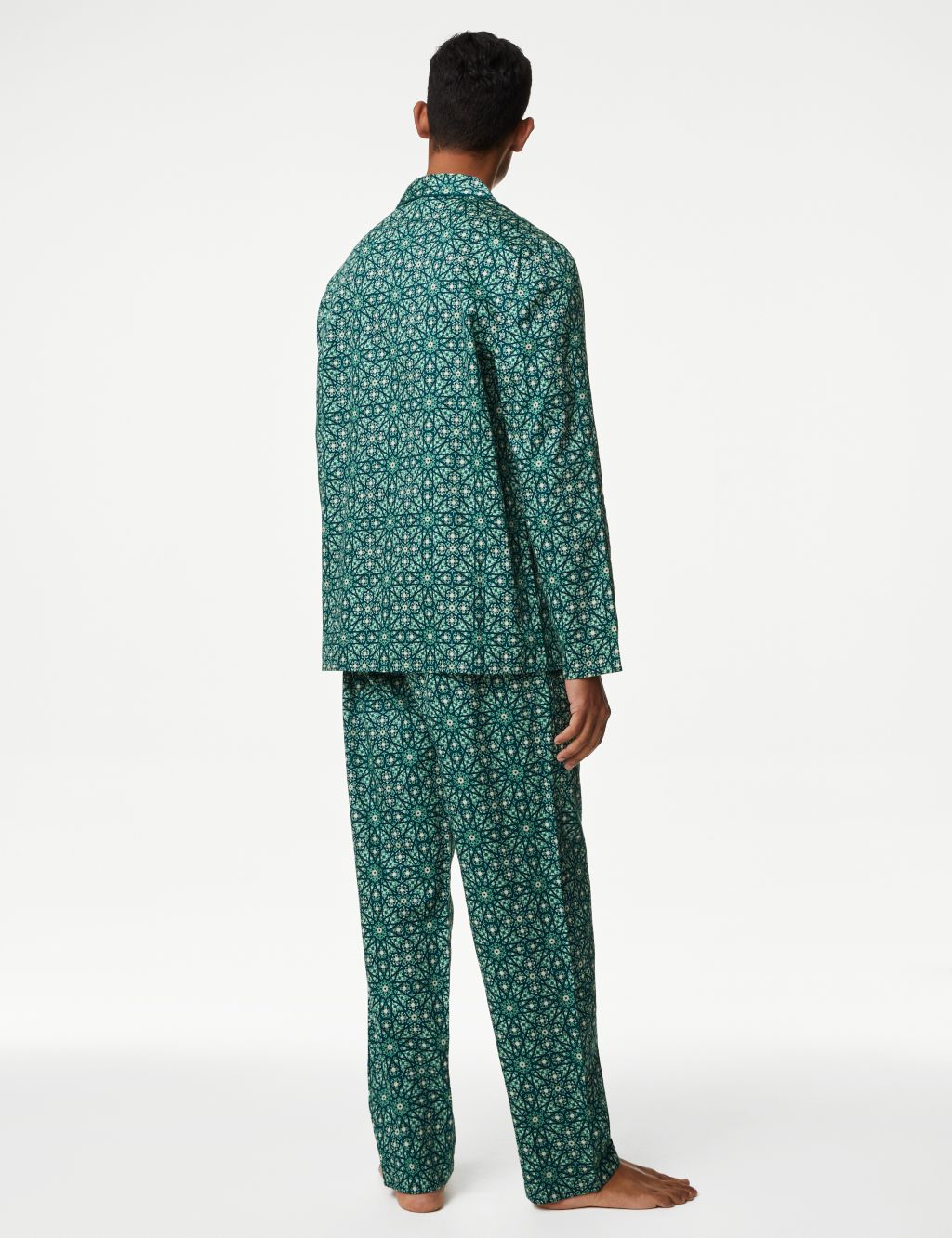 Pure Cotton Eid Geo Print Pyjama Set | M&S Collection | M&S