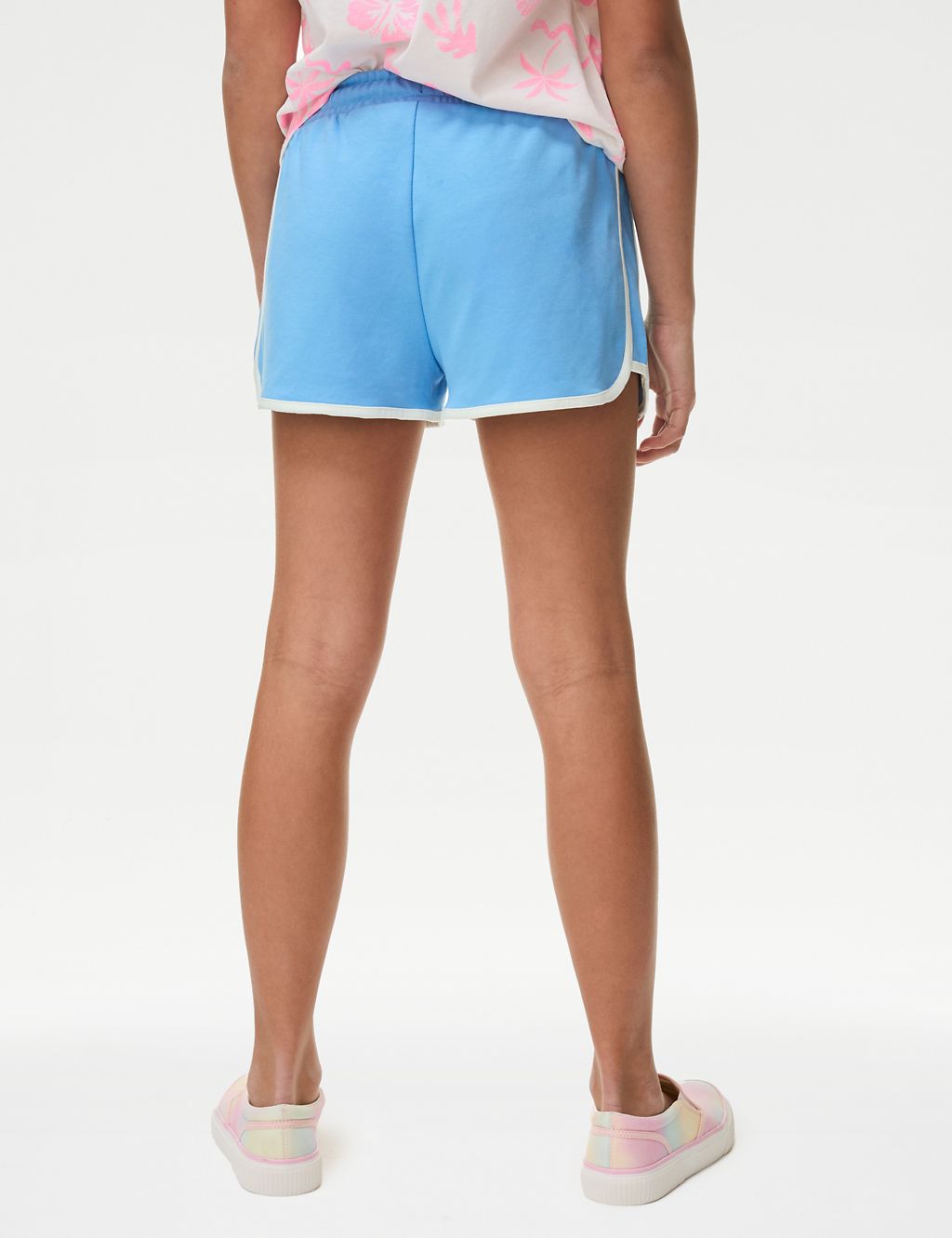 Pure Cotton Elasticated Waist Shorts (6-16 Yrs) 5 of 5
