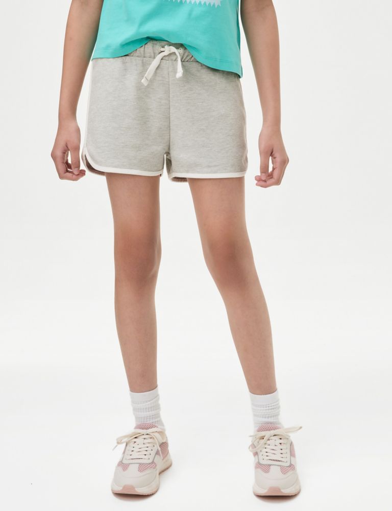 Pure Cotton Elasticated Waist Shorts (6-16 Yrs) 4 of 5