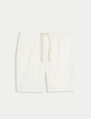 Pure Cotton Elasticated Waist Shorts Image 2 of 6