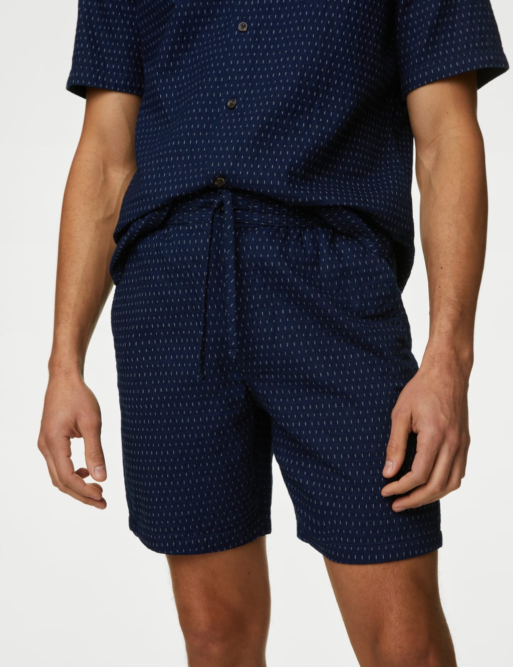 Mens cotton shorts with elasticated hot sale waist
