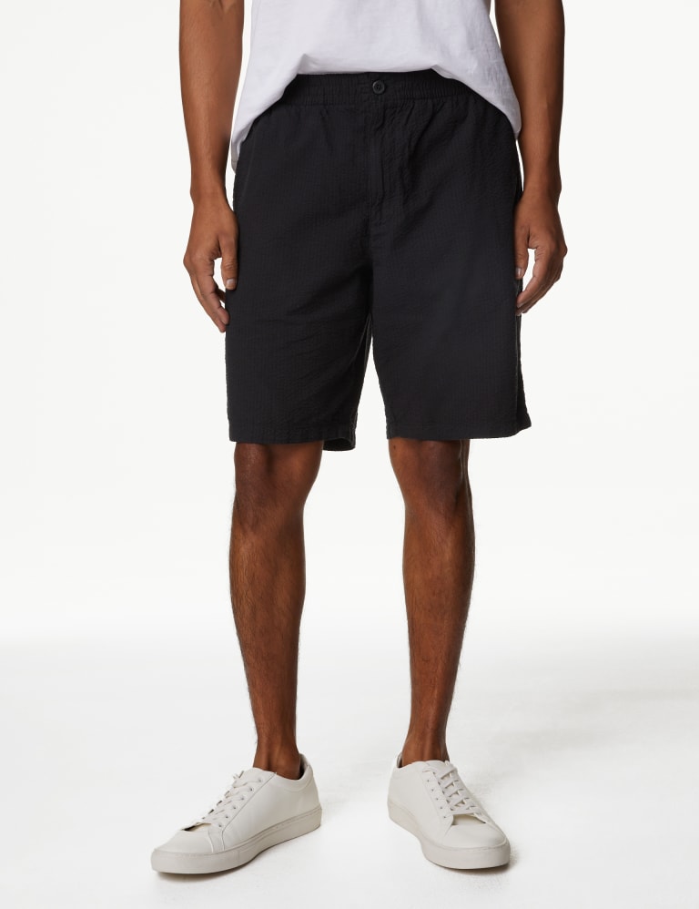 Pure Cotton Elasticated Waist Shorts 4 of 6