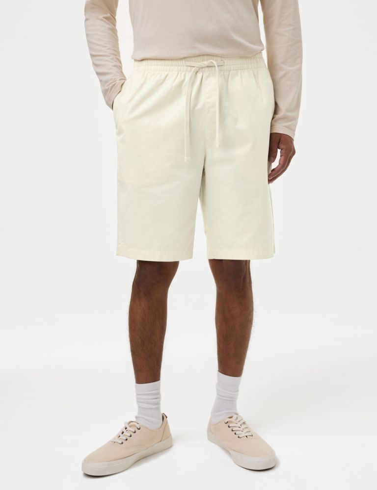 Pure Cotton Elasticated Waist Shorts 4 of 6