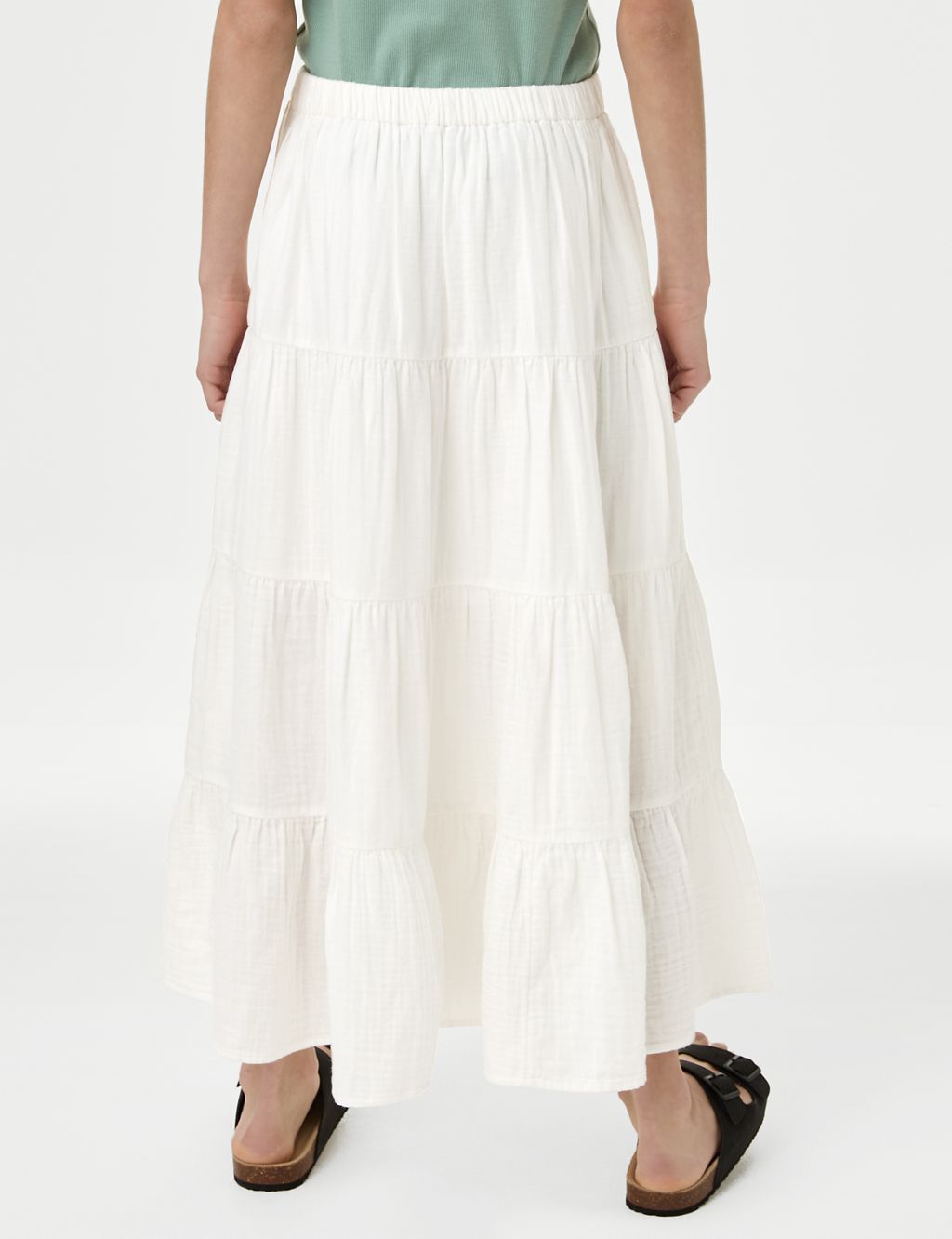 Pure Cotton Elasticated Waist Skirt (6-16 Yrs) 4 of 4