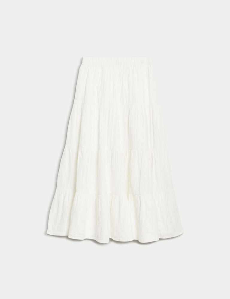 Pure Cotton Elasticated Waist Skirt (6-16 Yrs) 2 of 4