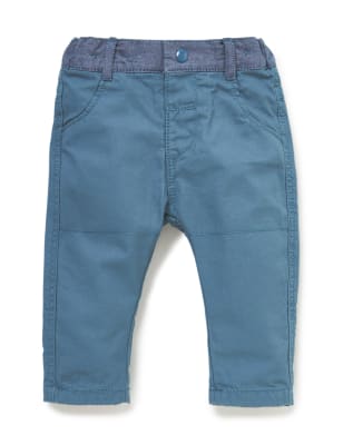 elasticated chinos