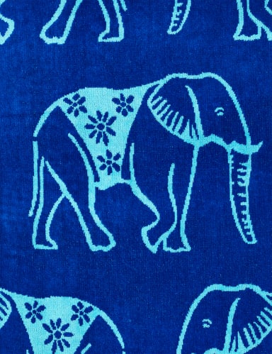 Pure Cotton Elephant Beach Towel 2 of 4