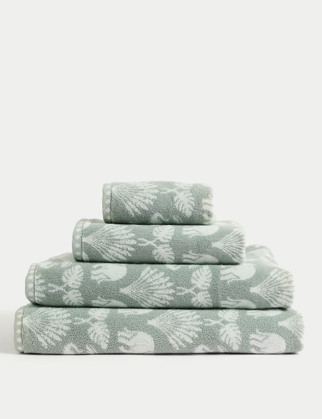 Pure Cotton Elephant Palm Towel 2 of 5