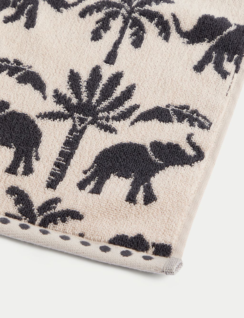 Pure Cotton Elephant Palm Towel 1 of 5