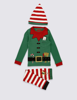 Boys best sale elf pjs