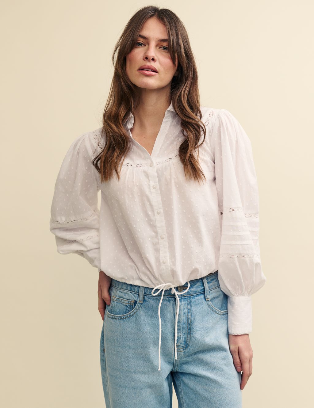 Pure Cotton Embroidered Blouse 3 of 6