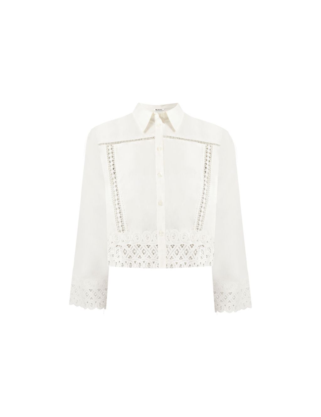 Pure Cotton Embroidered Collared Shirt 1 of 9