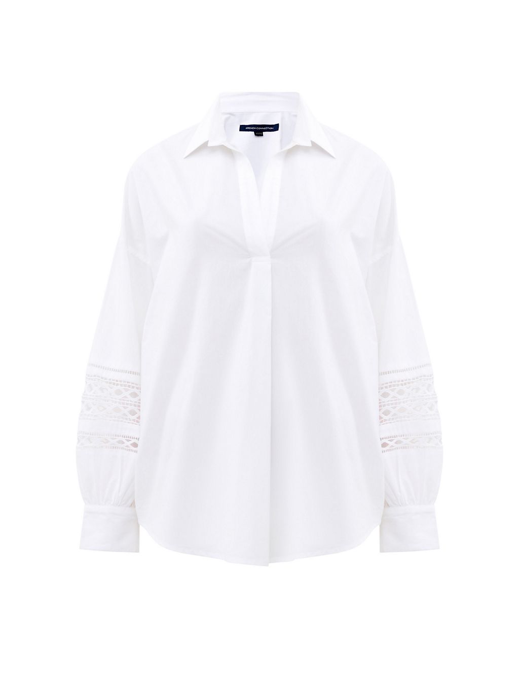Pure Cotton Embroidered Collared Shirt 1 of 4