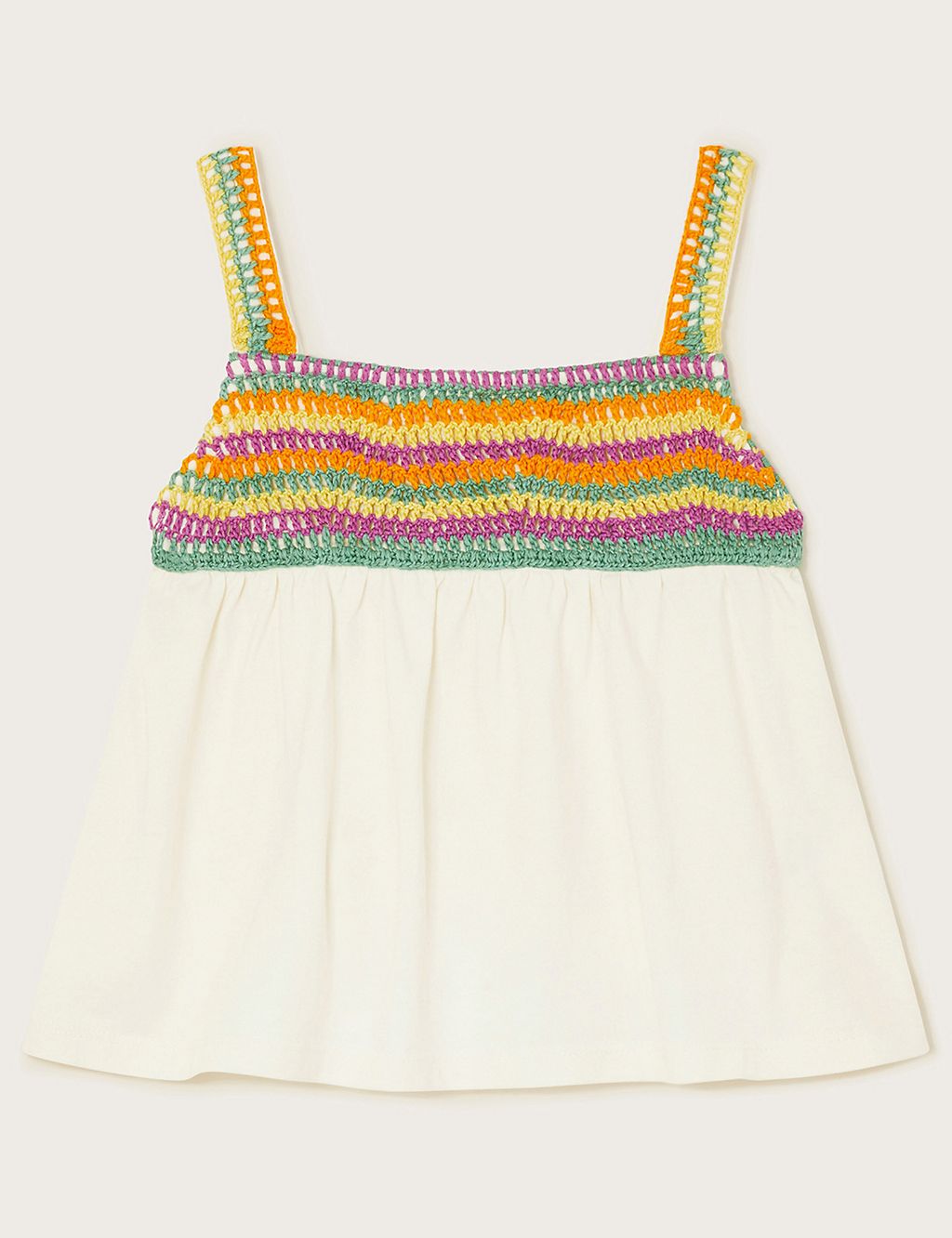 Pure Cotton Embroidered Detail Top (3-13 Yrs) 3 of 3