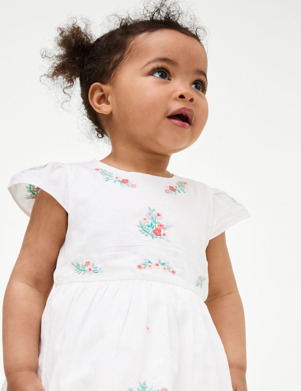 Pure Cotton Embroidered Dress (0-3 Yrs) 5 of 5