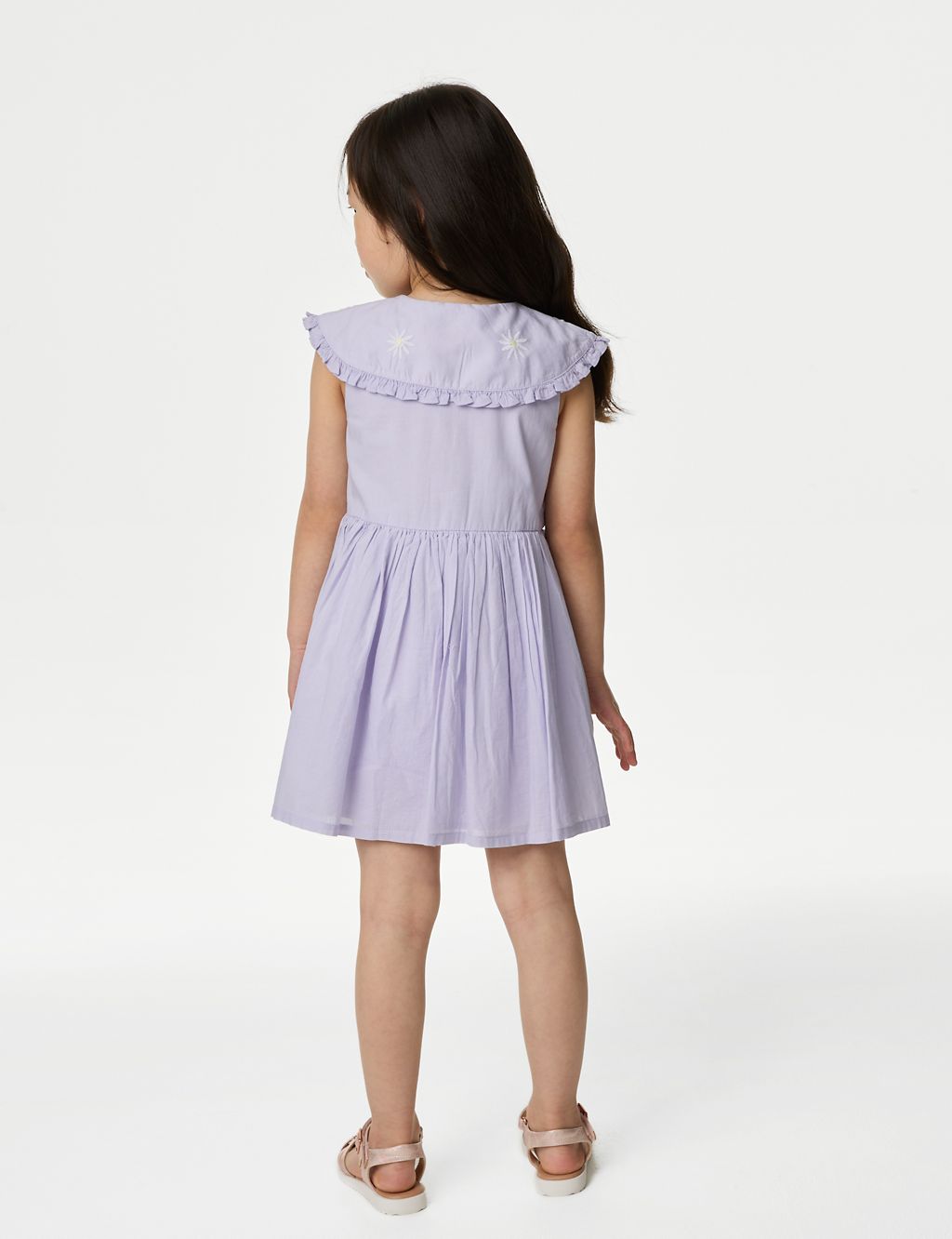 Pure Cotton Embroidered Dress (2-8 Yrs) 5 of 5