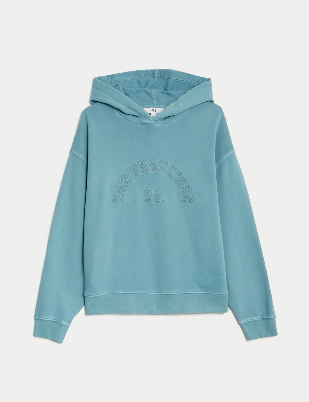 Pure Cotton Embroidered Hoodie 1 of 5