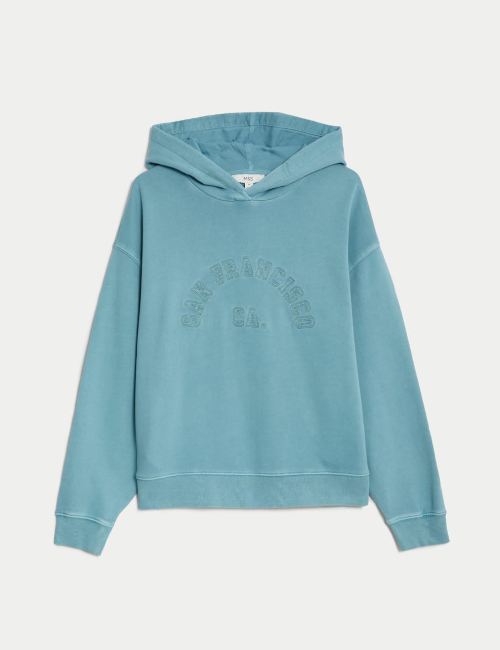 Pure Cotton Embroidered Hoodie 1 of 5