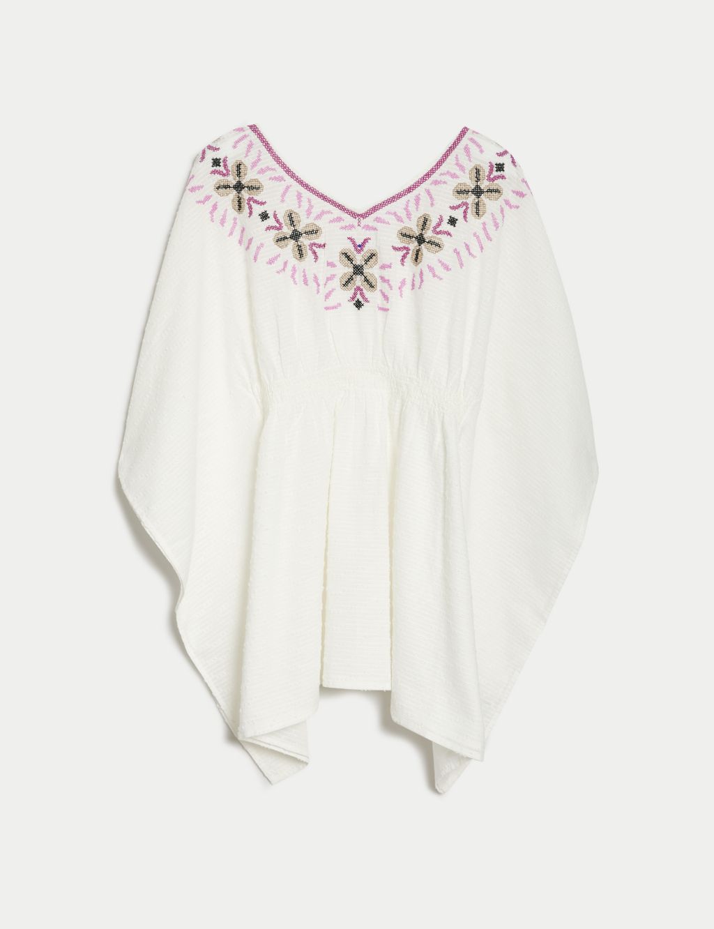 Pure Cotton Embroidered Kaftan (6-16 Yrs) 1 of 4