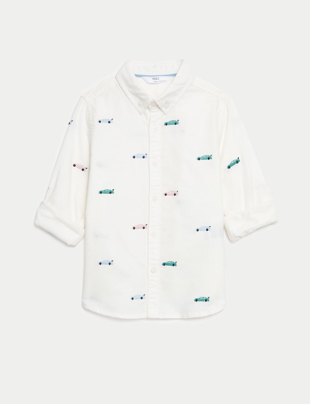 Pure Cotton Embroidered Shirt (2-8 Yrs) 1 of 4