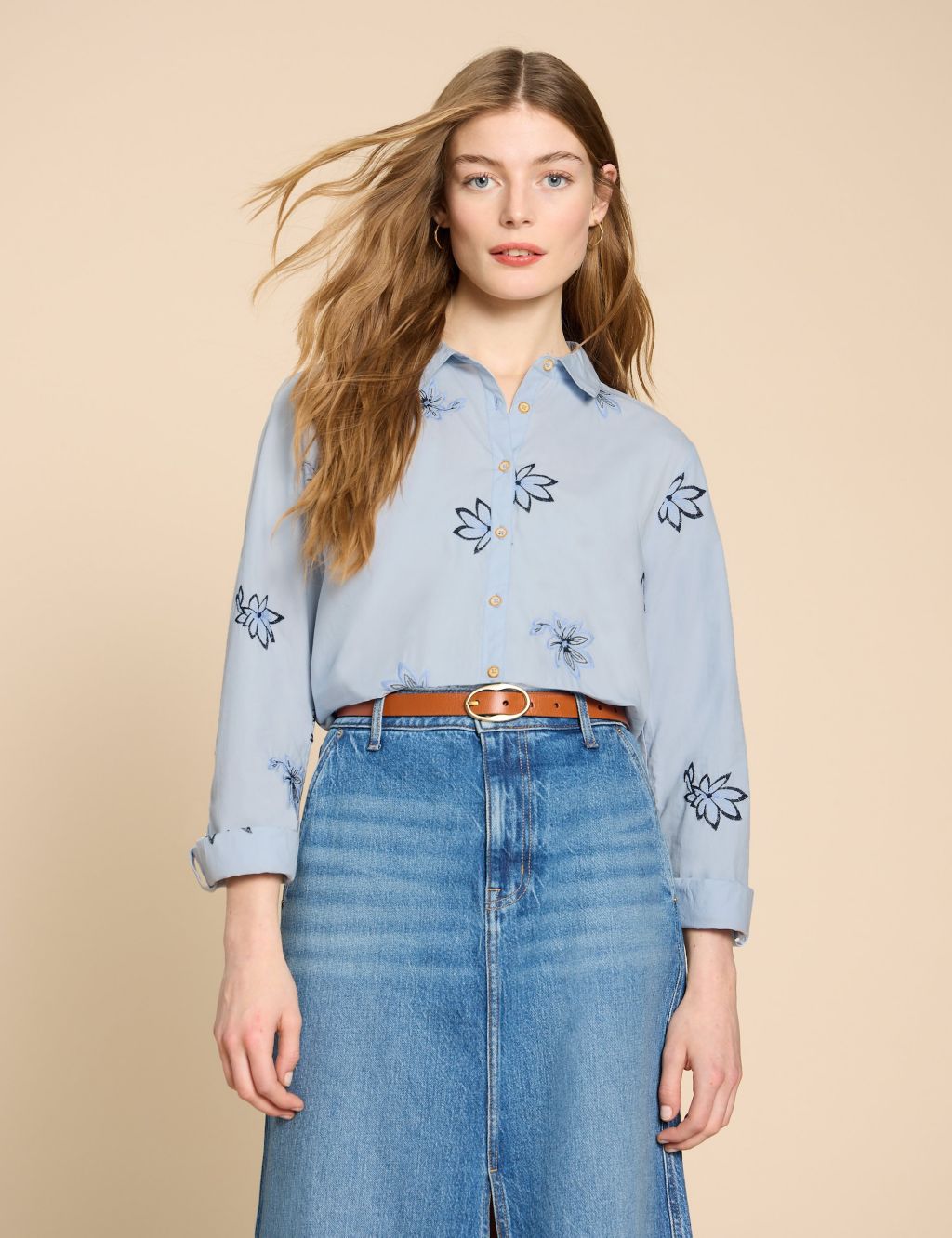 Color Me Cotton Linen Princess Seam Button Shirt by CMC Click – thread to  cloth