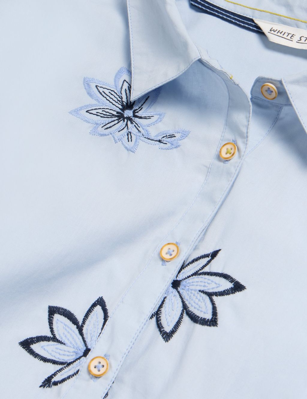 Pure Cotton Embroidered Shirt 4 of 7