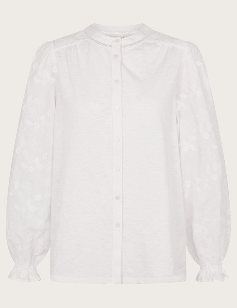 Pure Cotton Embroidered Shirt 2 of 5