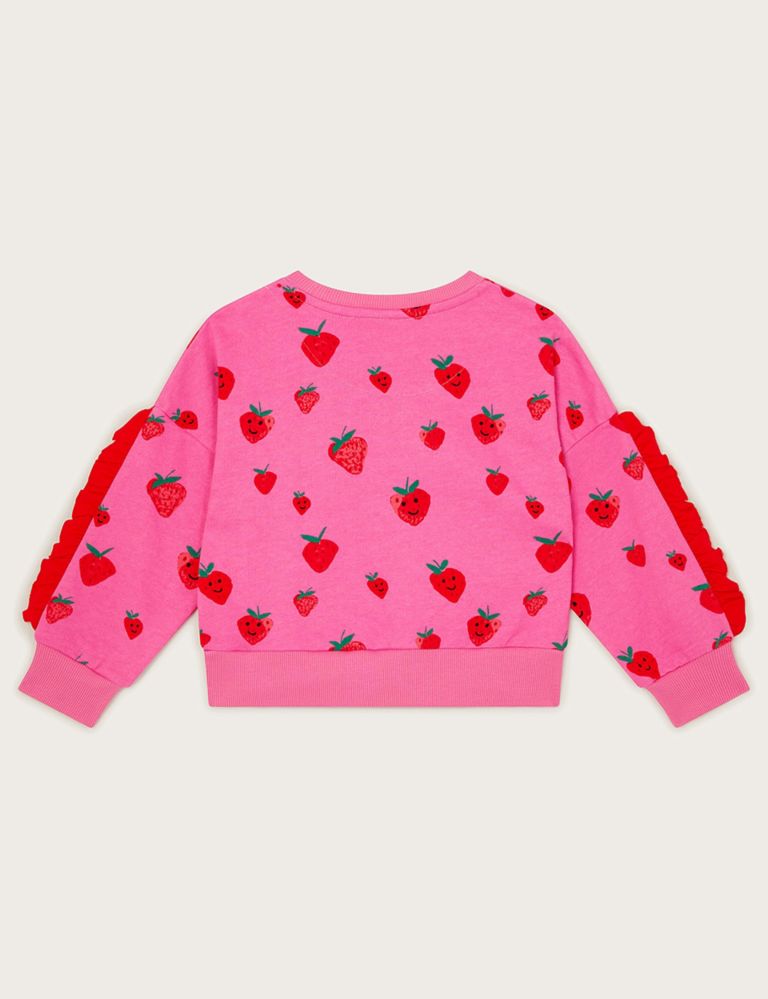 Pure Cotton Embroidered Sweatshirt (3-13 Yrs) 3 of 4