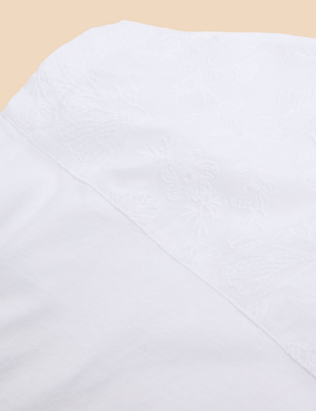 Pure Cotton Embroidered T-Shirt 6 of 6