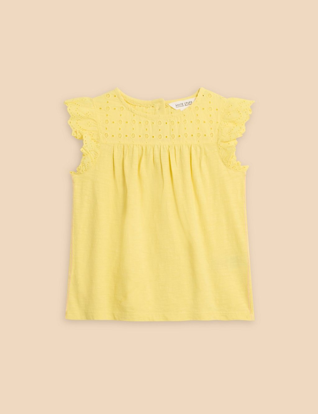 Pure Cotton Embroidered Top (3-10 Yrs) 1 of 3