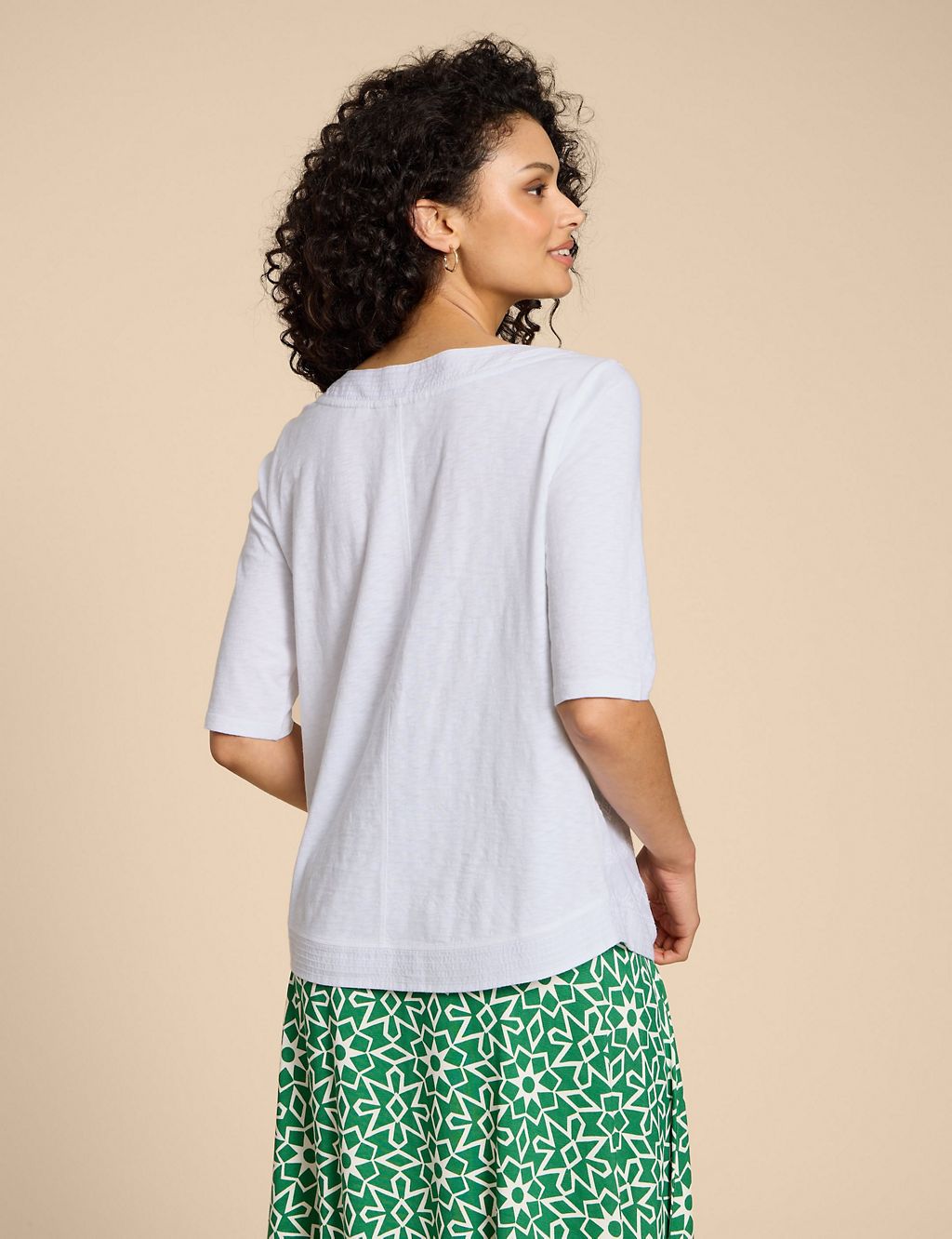 Pure Cotton Embroidered Top 2 of 6