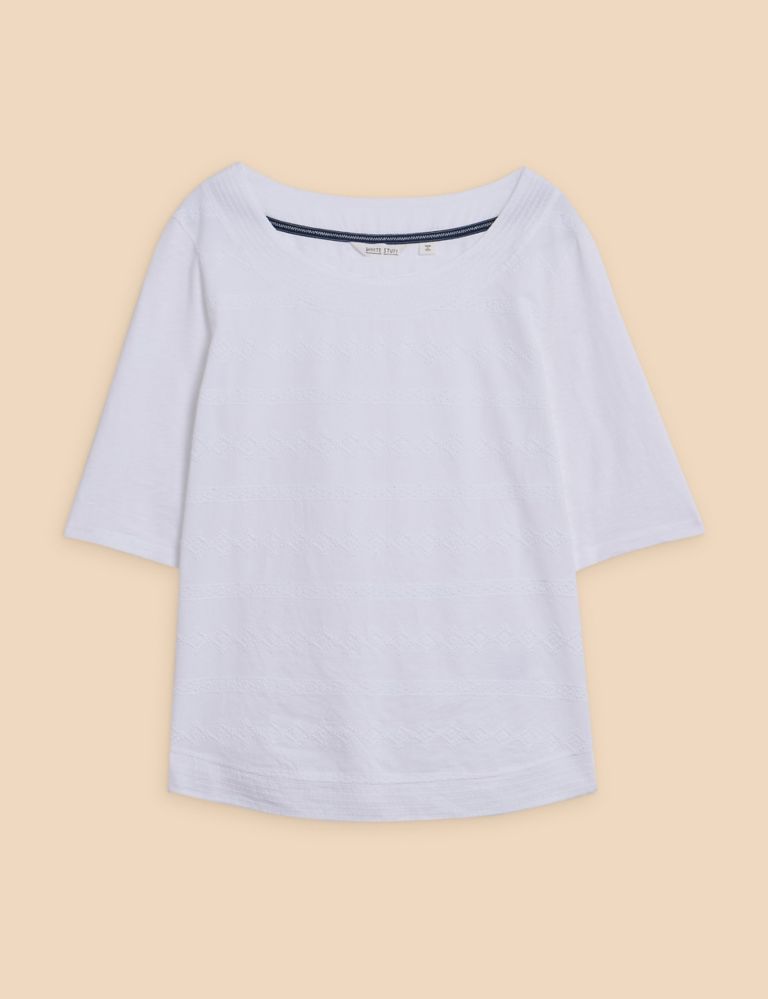 Pure Cotton Embroidered Top 2 of 6